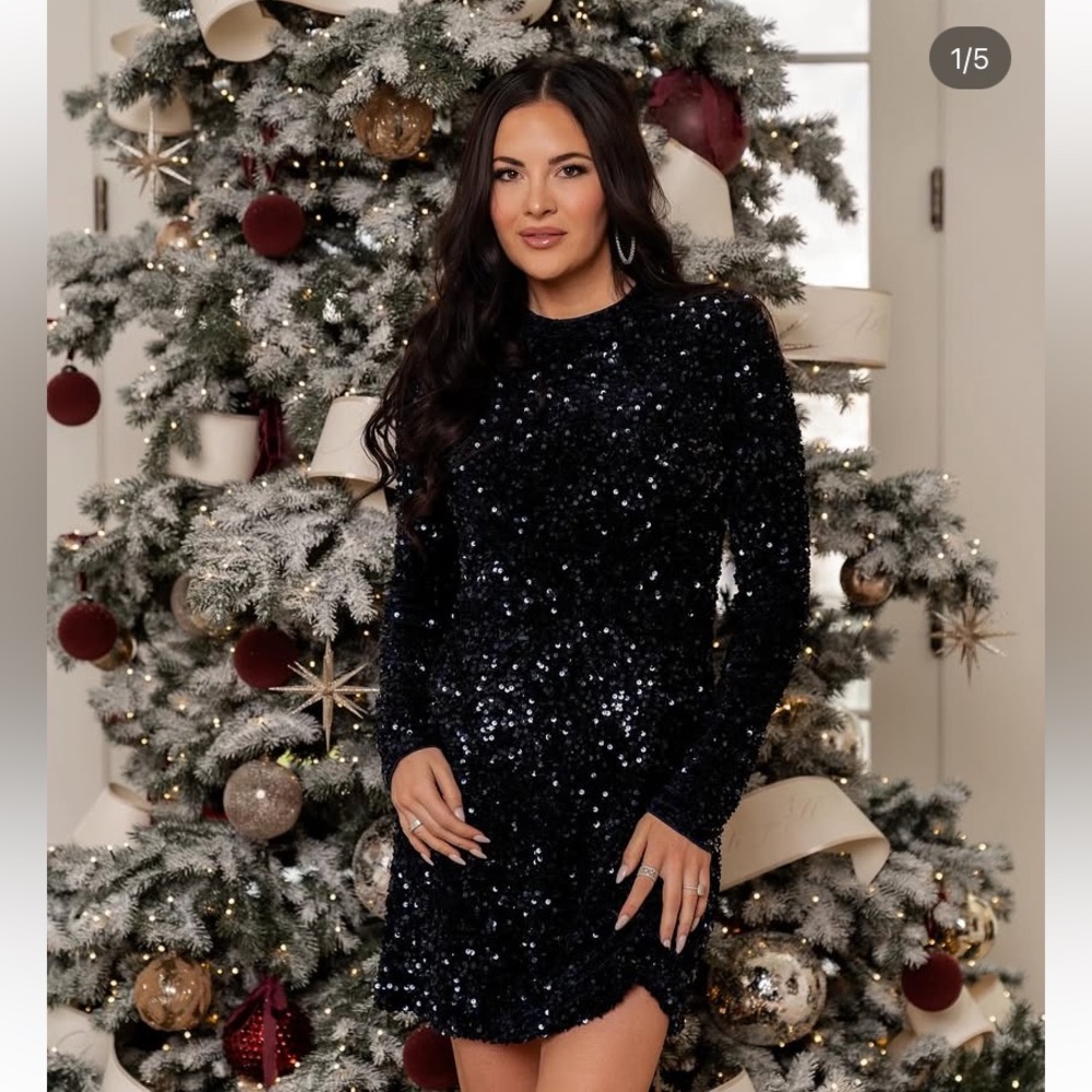 Rachel parcell dress , small , blue , sequins 💫